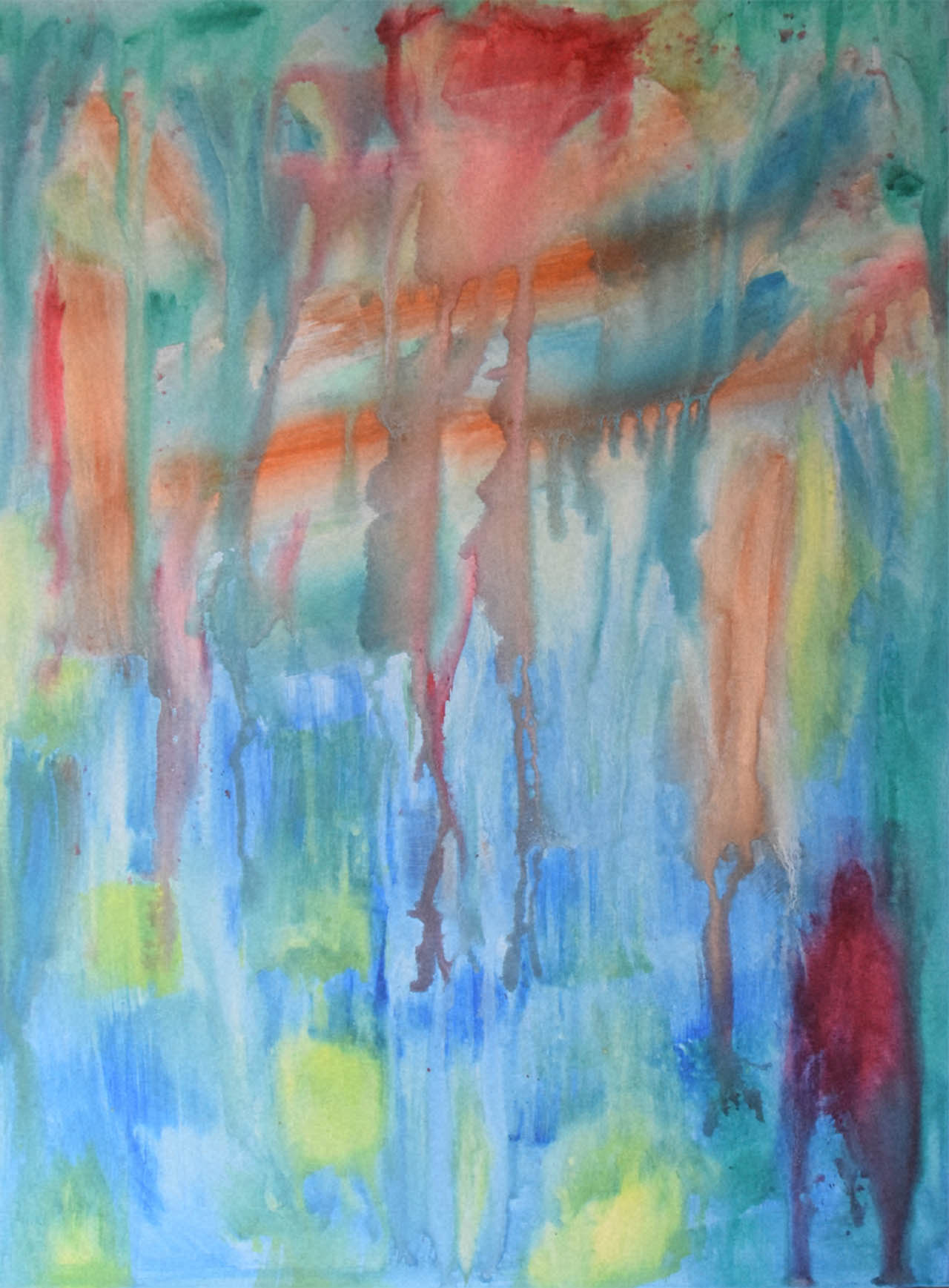 Gemälde 70x100cm, Acryl auf Leinwand, Unikat, 2025-07 #002, Künstler: Krummel, M